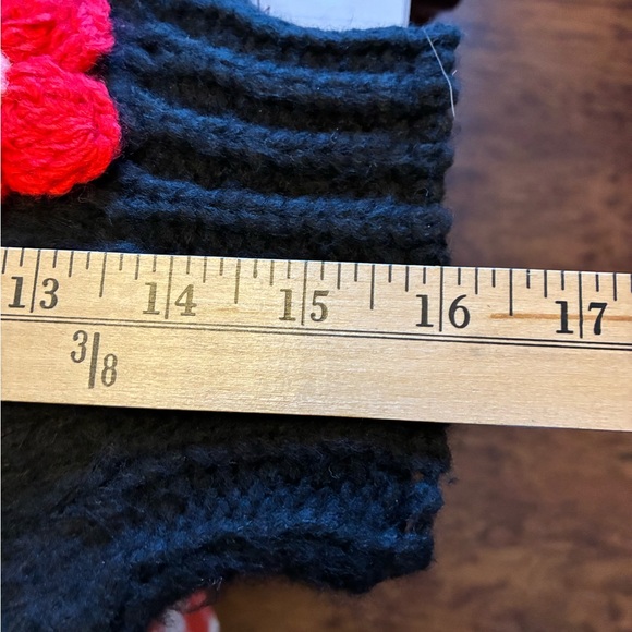 Floral Embellished Black Cardigan - Picture 5 of 8